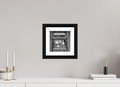 8 x 8″, B&W Print Moon