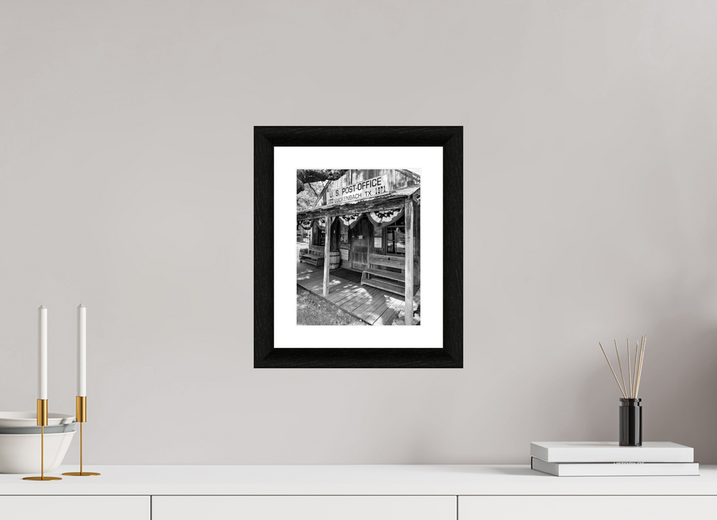 8 x 10″, B&W Print Where Texas Still Sings
