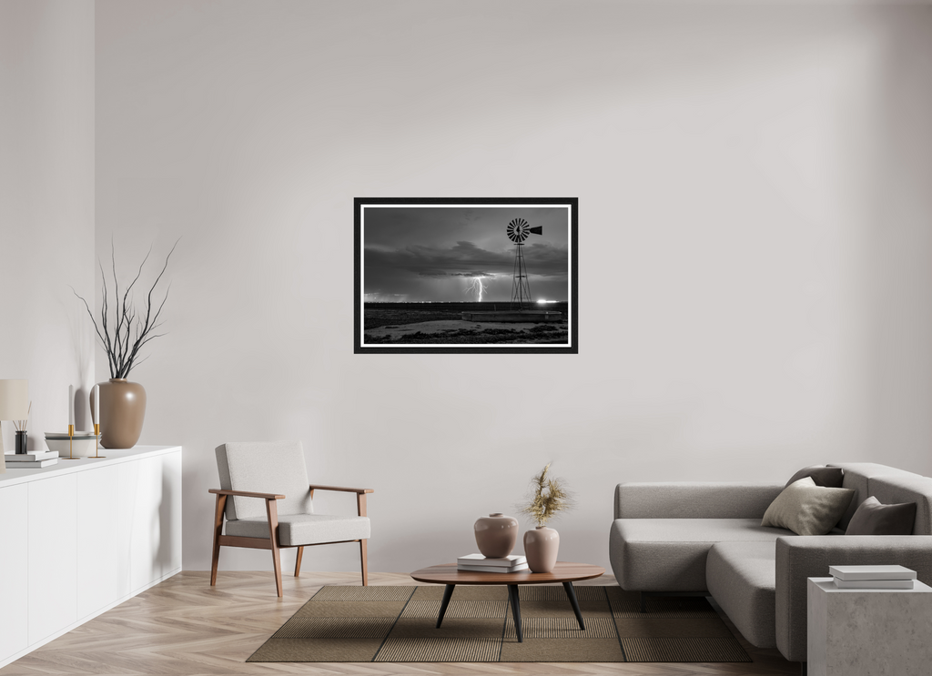 45 x 30″, Framed Acrylic Resolute