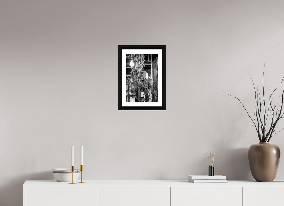 10 x 15″, B&W Print Ropes