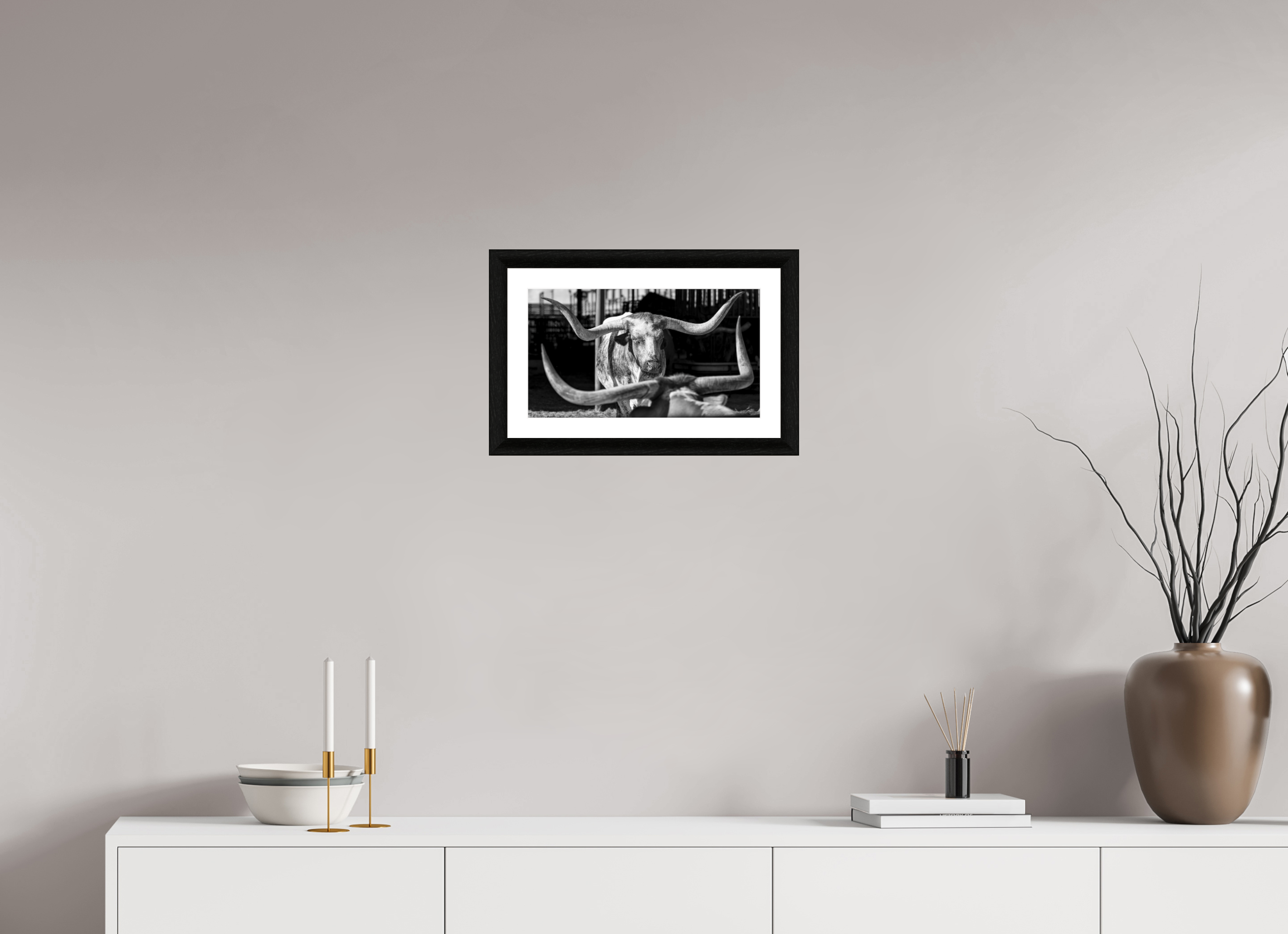 16 x 9″, B&W Print The Old Breed