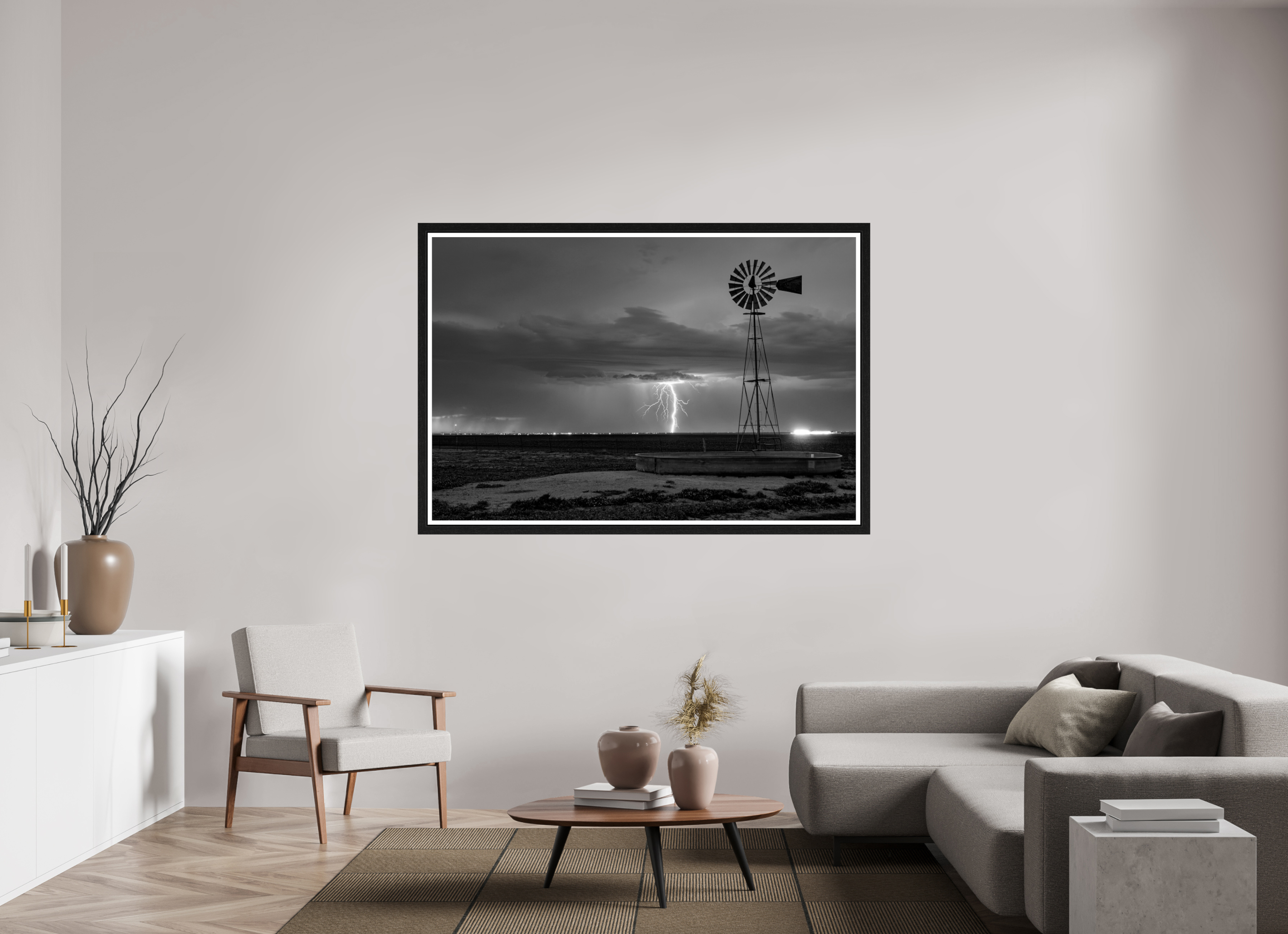 66 x 44″, Framed Acrylic Resolute